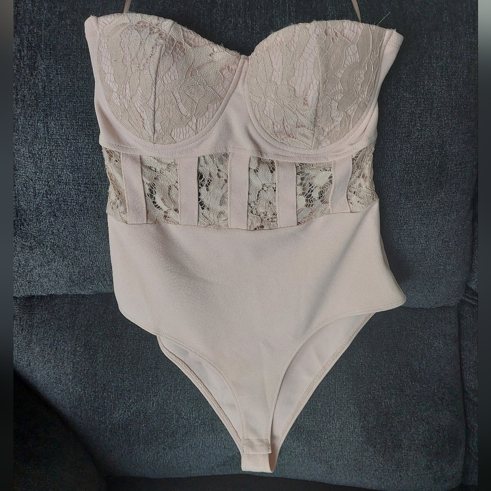 Blush pink bodysuit